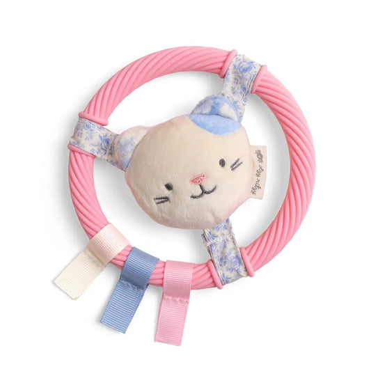 Itzy Ritzy Itzy Ring Pal White Kitty