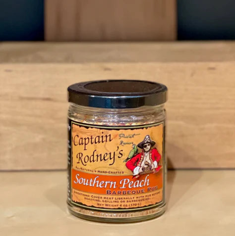Captain Rodney’s  Southern Peach BBQ Rub 6 oz