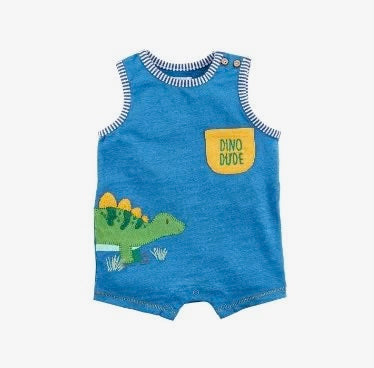 MUDPIE 3/6 DINO SHORTALL
