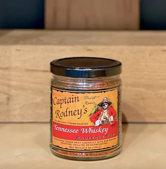 Captain Rodney’s Tennessee Whiskey BBQ Rub 7 oz