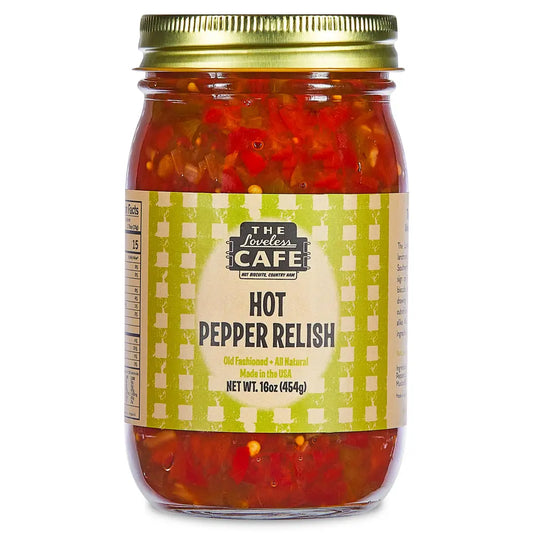 LOVELESS CAFE HOT PEPPER RELISH 16 oz