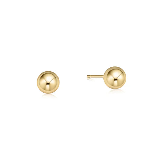 Enewton Ball Stud Gold 6mm Earrings