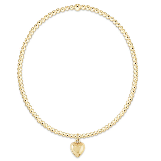 ENEWTON EGIRL CLASSIC GOLD 2MM LOVE PLUSH SMALL GOLD CHARM