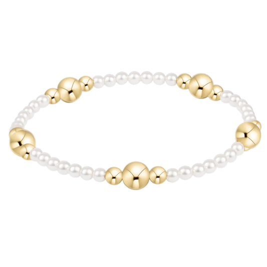 Enewton Purpose Gold Pearl 6MM Bracelet