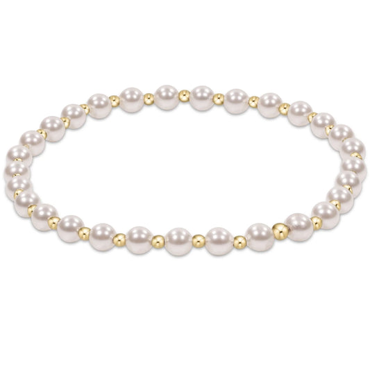 Enewton Extends Grateful Gold Pearl 4mm Bracelet