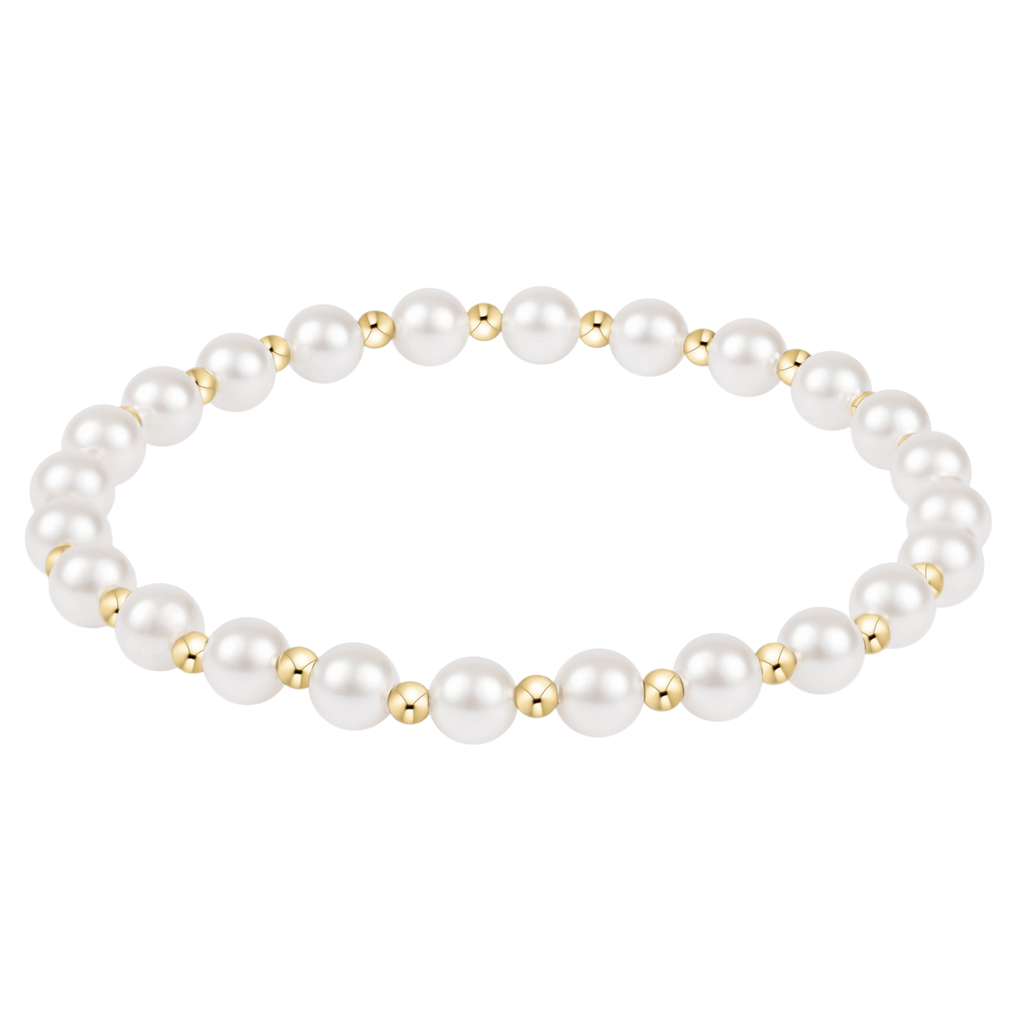 Enewton Extends Grateful Gold Pearl 5MM Bracelet