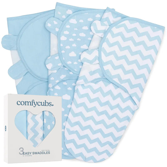 COMFY CUBS EASY SWADDLES 7-14LBS. 3 PACK