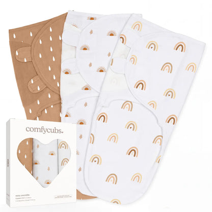 COMFY CUBS EASY SWADDLES 7-14LBS. 3 PACK