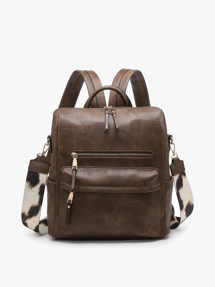 Jen & Co. Amelia Backpack Coffee