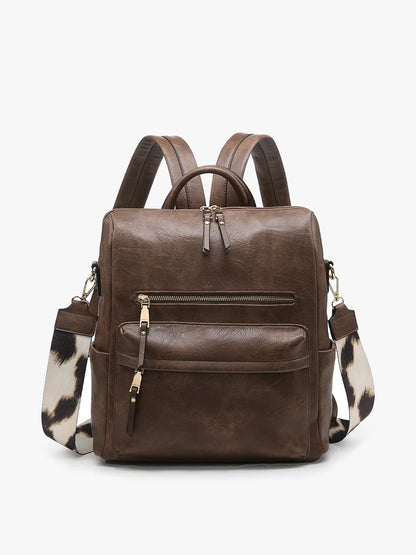 Jen & Co. Amelia Backpack Coffee