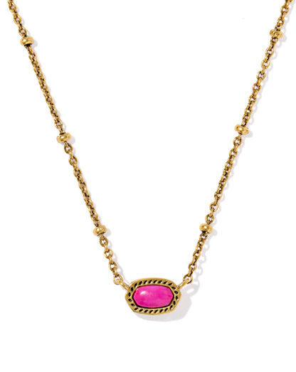 KENDRA SCOTT MINI ELISA GOLD FUCHSIA
