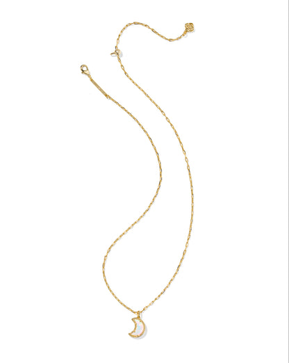 KENDRA SCOTT GOLD MOON WHITE OPLSCNT