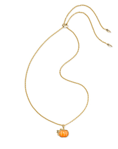 KENDRA SCOTT GOLD LARGE ORANGE PUMPKIN