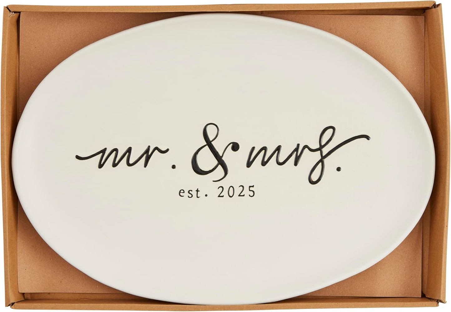Mud Pie Mr. & Mrs. Platter