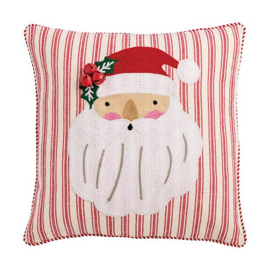 MUD PIE SANTA WHIMSY PILLOW