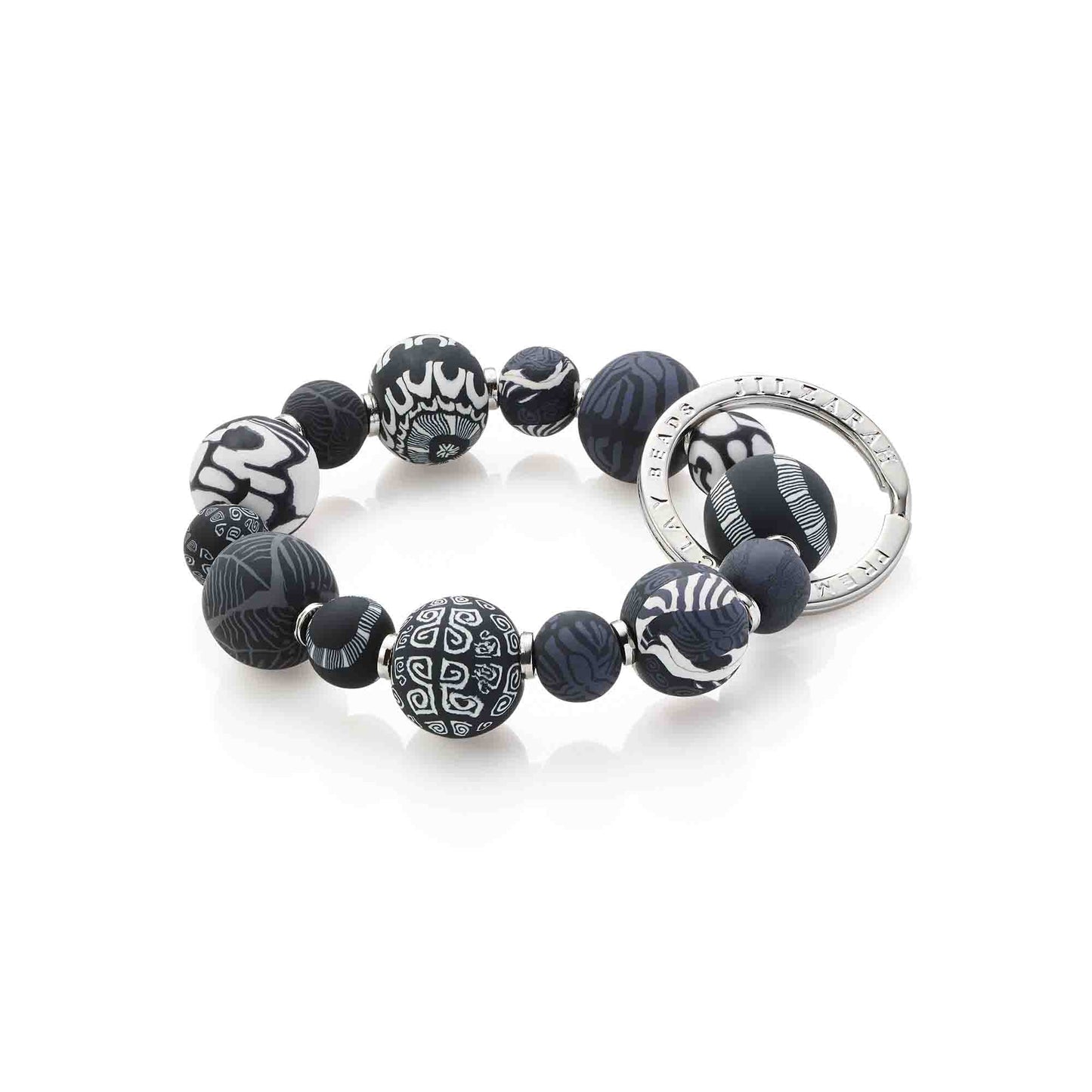 JILZARAH NOIR WRIST KEYCHAIN