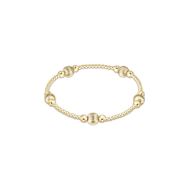 ENEWTON GOLD DIGNITY PURPOSE 6MM BEAD BRACELET
