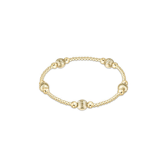ENEWTON GOLD DIGNITY PURPOSE 6MM BEAD BRACELET