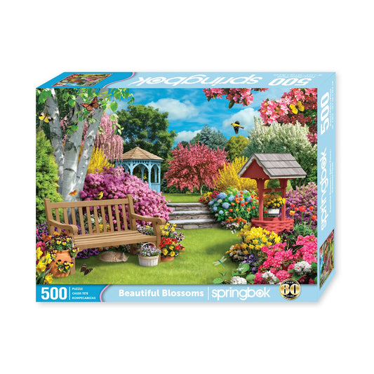 SPRINGBOK PUZZLE 500 PIECE BEAUTIFUL BLOSSOMS