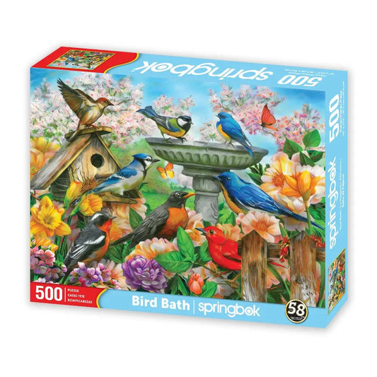 SPRINGBOK PUZZLE 500 PIECE BIRD BATH
