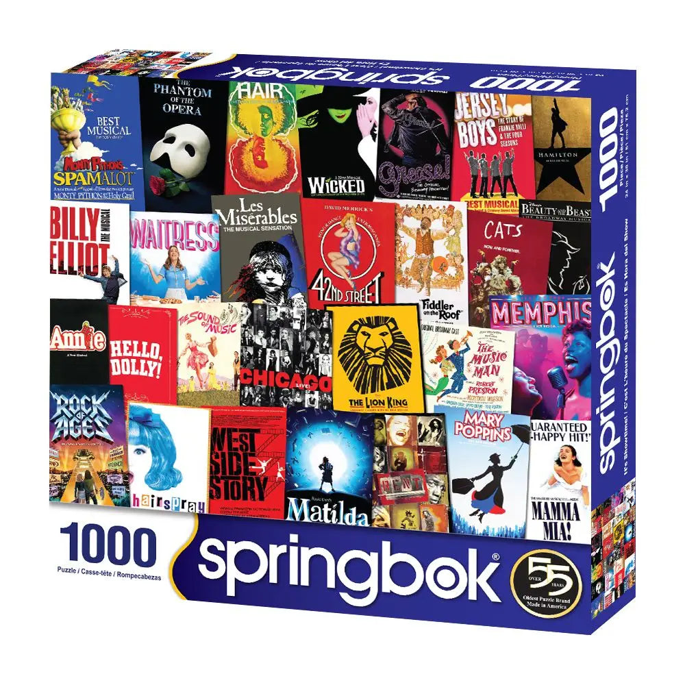 SPRINGBOK PUZZLE 1000 PIECE IT'S SHOWTIME!