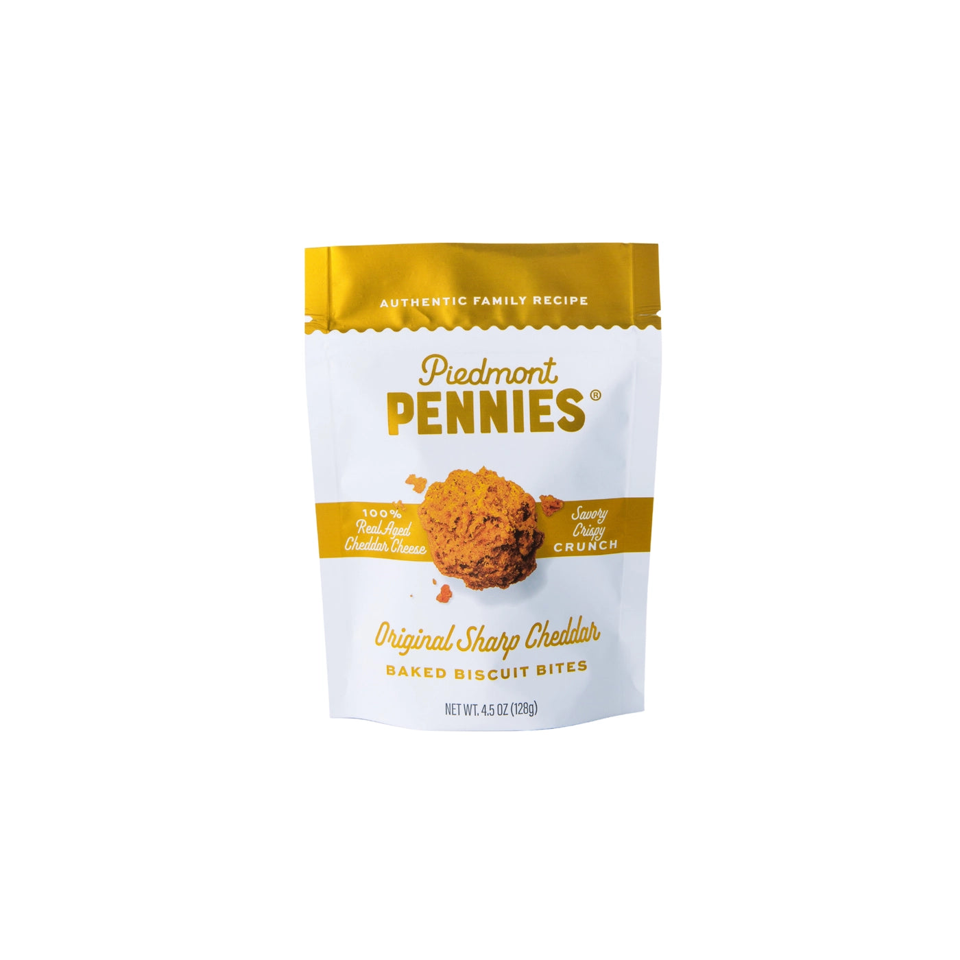 Piedmont Pennies Cheddar Cheese Crackers Gourmet 4.5 oz
