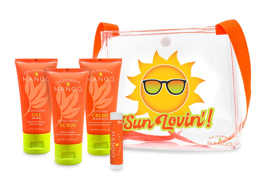 California Mango Body Care To Go Crossbody Bag Set