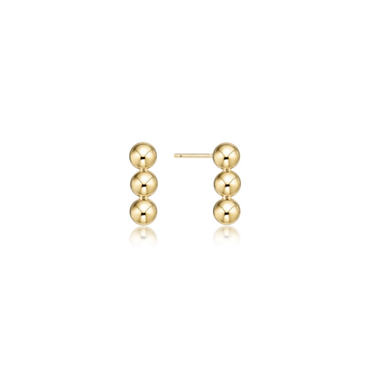 ENEWTON JOY 4MM GOLD STUD EARRINGS