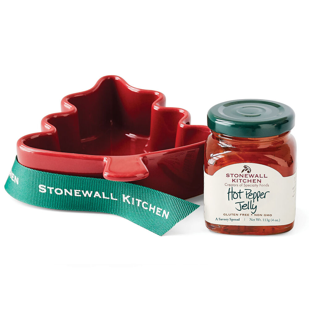 Stonewall Kitchen Hot Pepper Jelly Red Tree Ramekin
