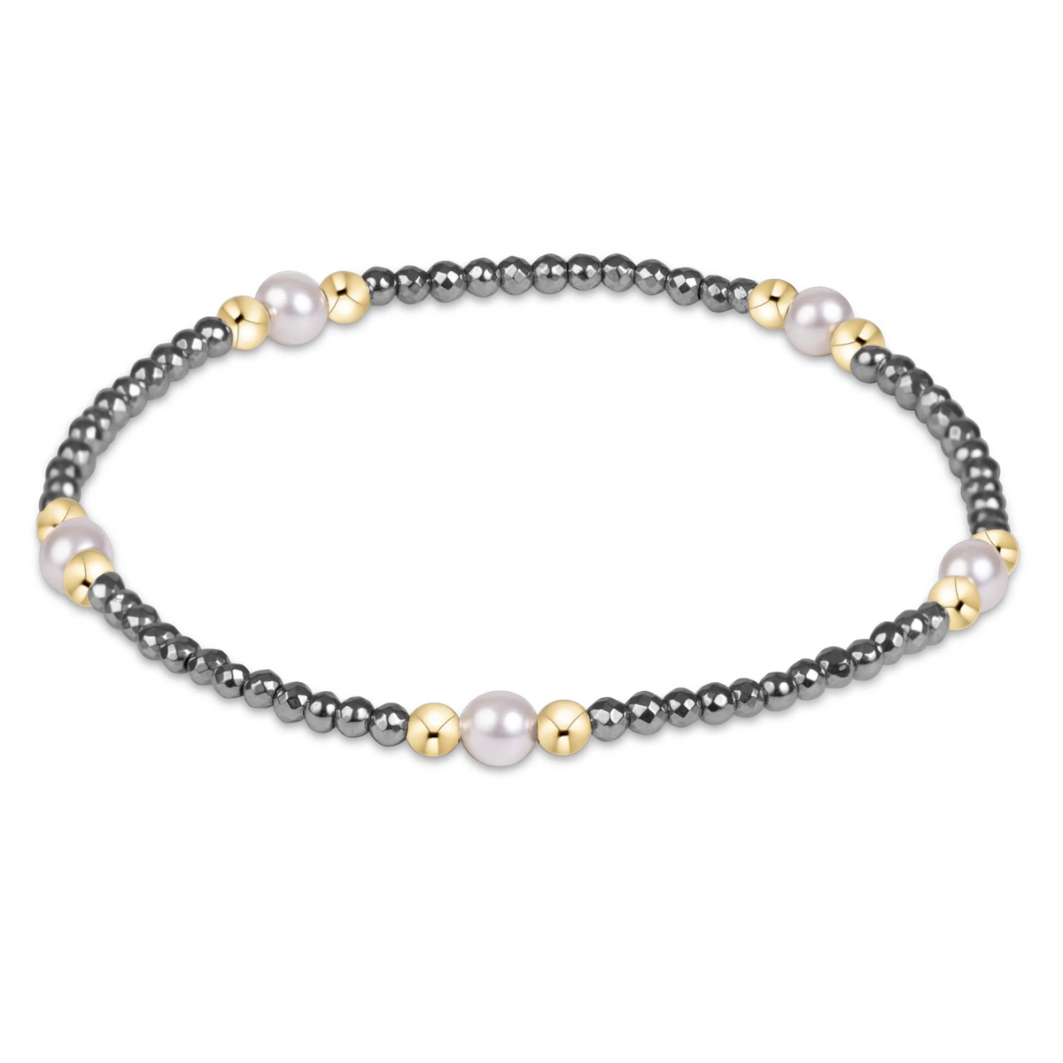 Purpose Pearl 4mm Faceted Hematite Bracelet