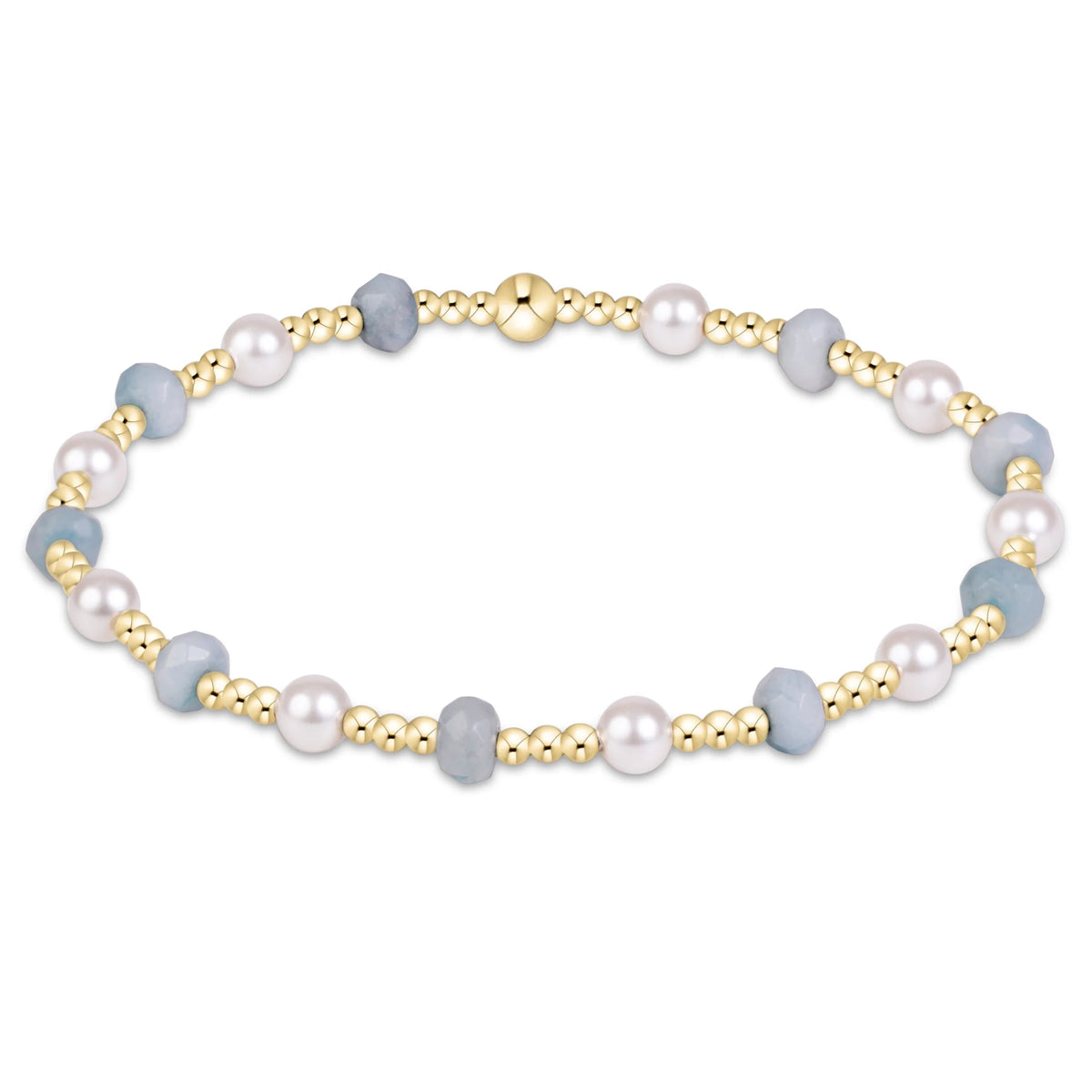 Enewton Extends Sincerity Gemstone & Pearl 4mm Bracelet - Mother of Pearl