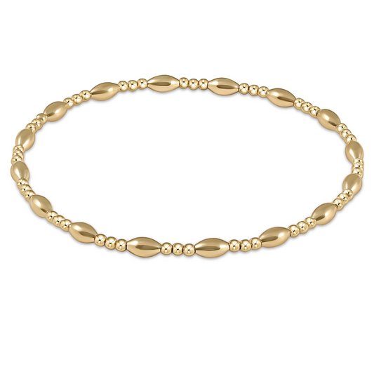 ENEWTON BRACELET HARMONY JOY PATTERN 2MM BEAD GOLD