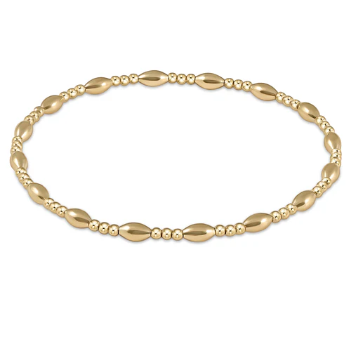 ENEWTON HARMONY SINCERITY GOLD 2MM BEAD BRACELET