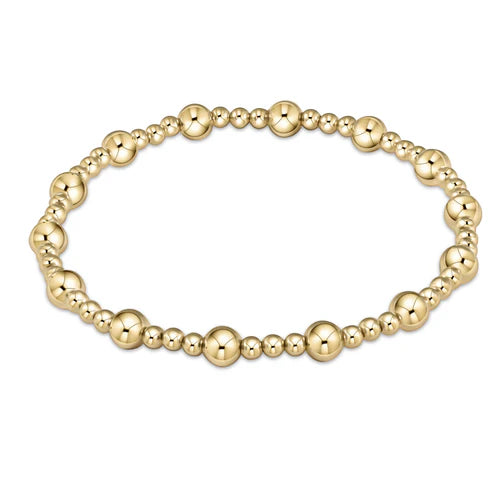 ENEWTON EXTENDS BRACELET CLASSIC SINCERTY PATTERN 5MM BEAD GOLD