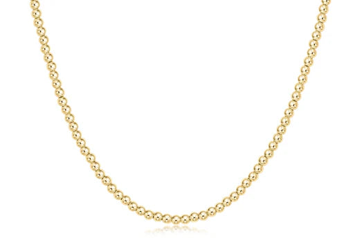 ENEWTON 15" CLASSIC CHOKER GOLD 3MM