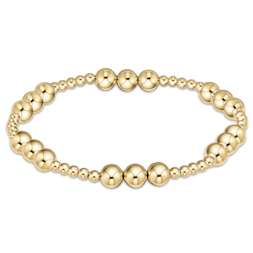 ENEWTON CLASSIC GOLD JOY 6MM BEAD BRACELET