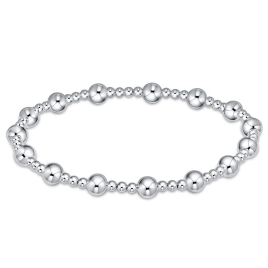 ENEWTON CLASSIC SINCERITY PATTERN 6MM BEAD BRACELET STERLING