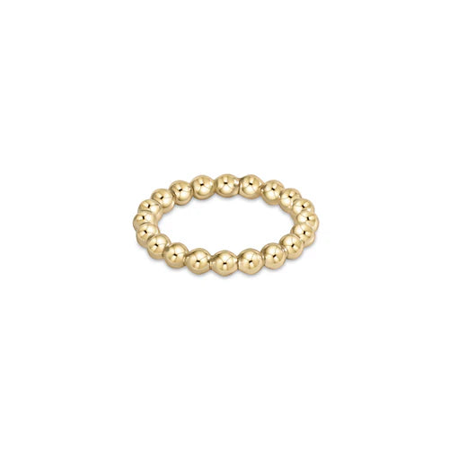 ENEWTON CLASSIC 3MM GOLD BEAD RING 8