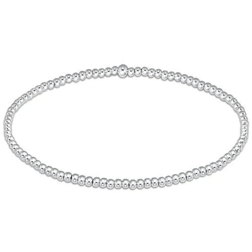 ENEWTON EXTENDS CLASSIC STERLING 2MM BEAD BRACELET