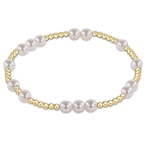 ENEWTON HOPE UNWRITTEN 5MM BEAD BRACELET PEARL