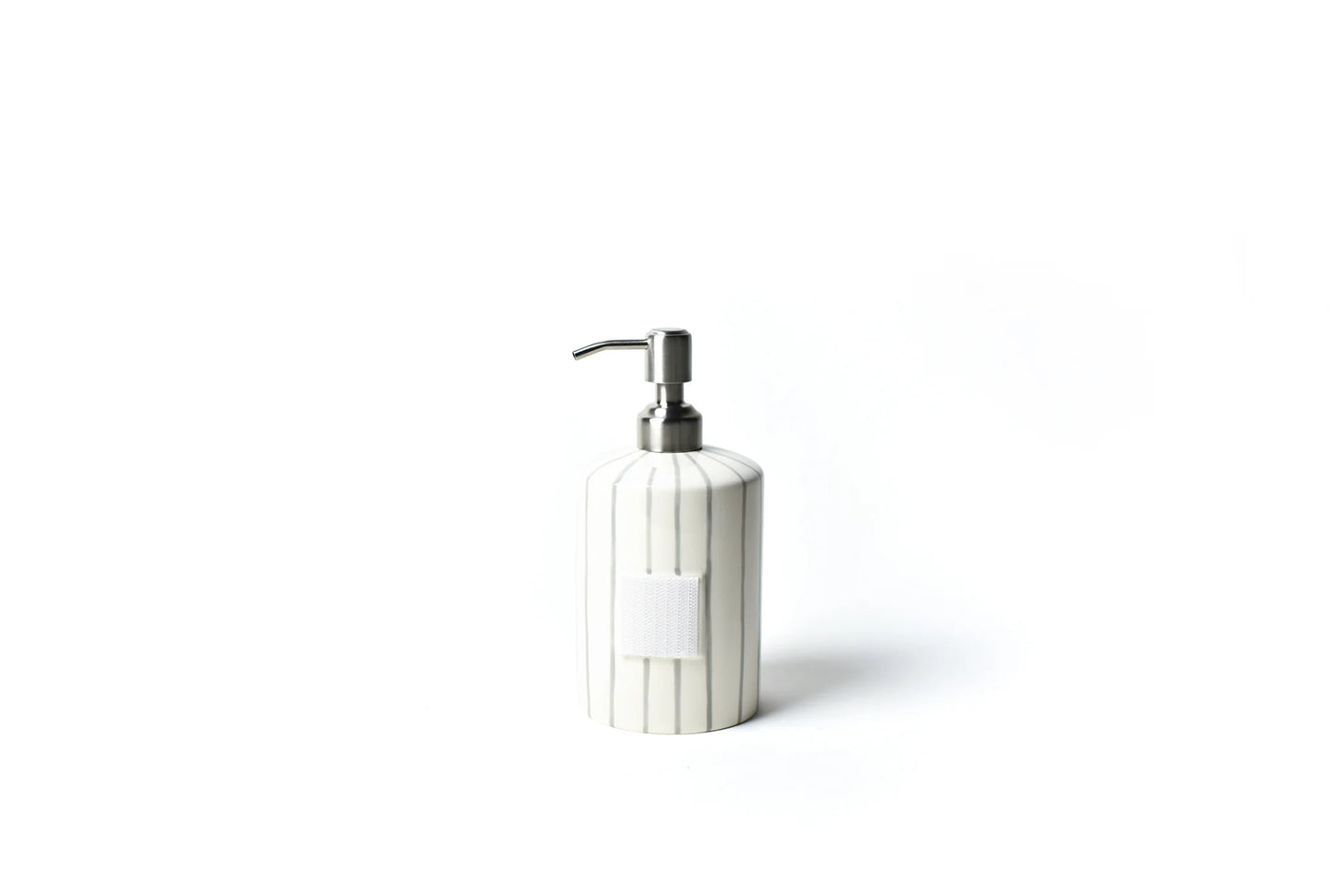 Happy Everything Stone Skinny Stripe Mini Cylinder Soap Pump