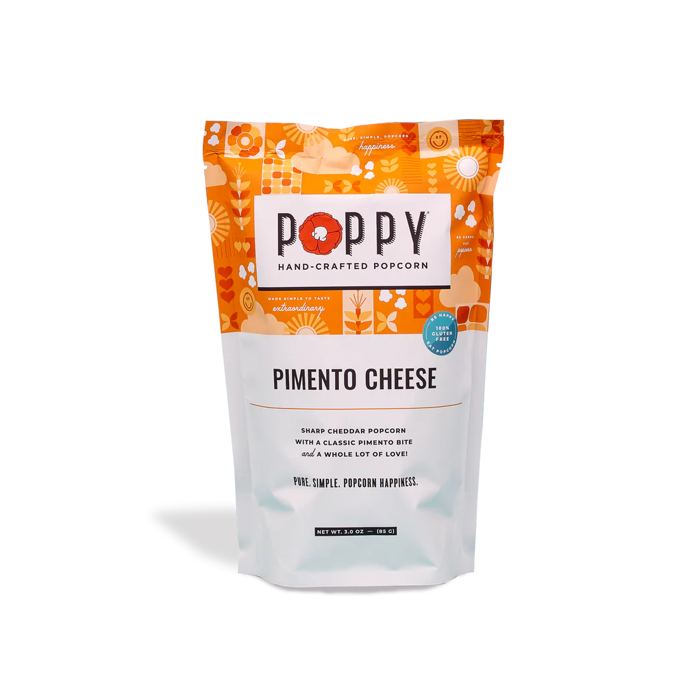 Poppy Pimento Cheese Popcorn