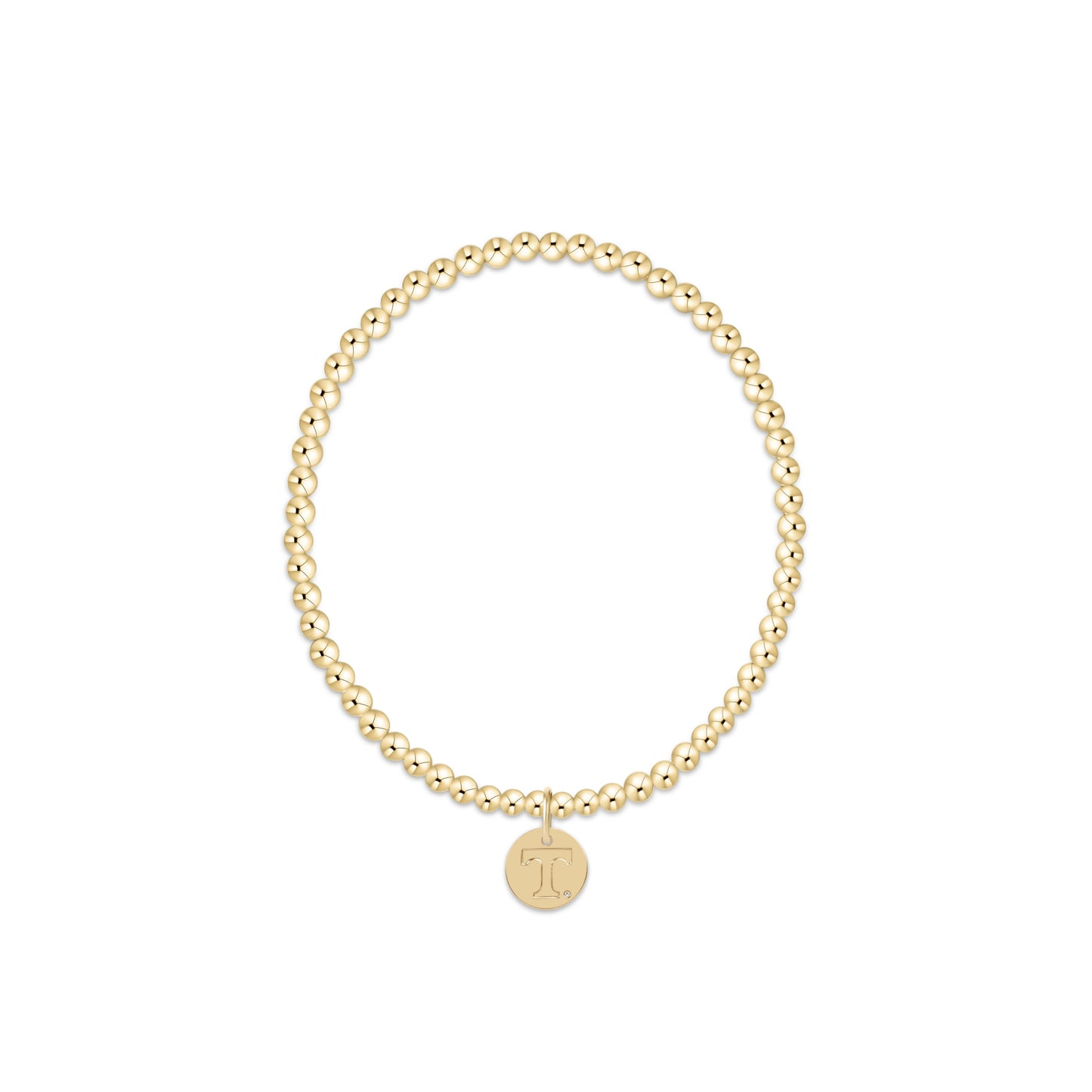 eCOLLEGIATE Classic Gold 3mm Bracelet - UTK Disc