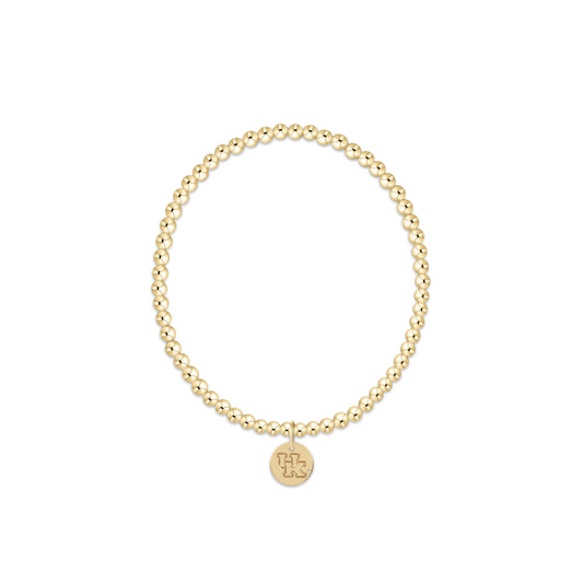 eCOLLEGIATE Classic Gold 3mm Bracelet - Kentucky