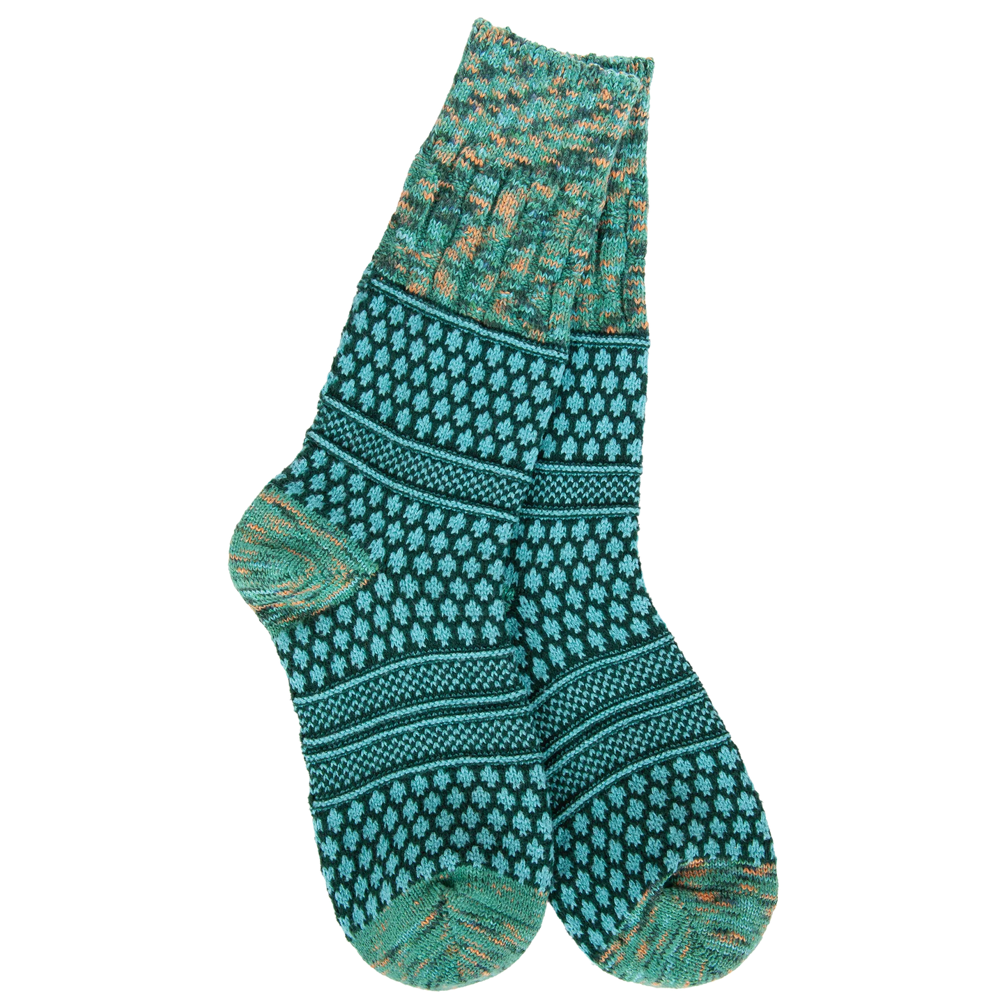 World's Softest Sock Co. Weekend Gallery Textured Crew Woodland