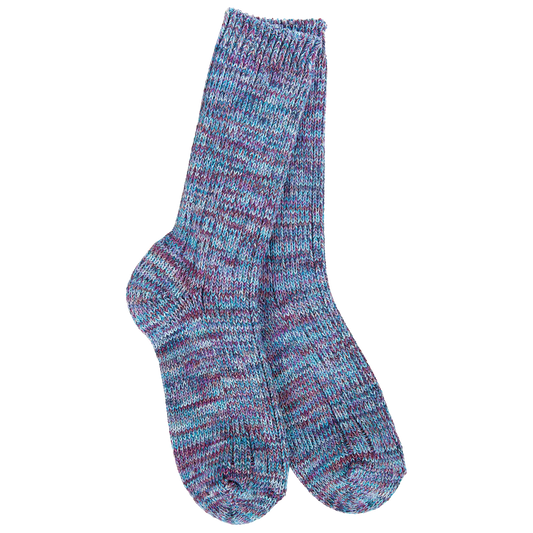World's Softest Sock Co. Weekend Missioni Crew Neptune