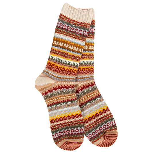 World's Softest Sock Co. Weekend Nordic Crew Cashew