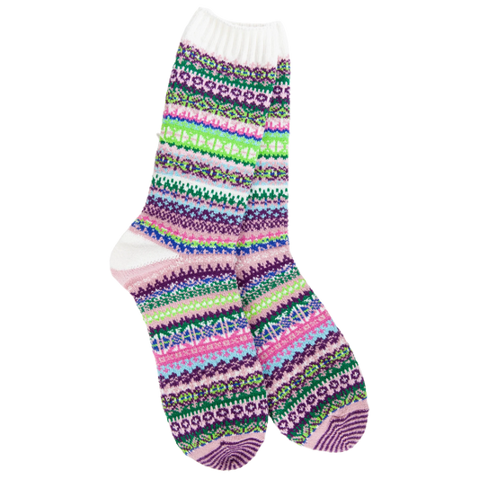 World's Softest Sock Co. Weekend Nordic Crew Botanical