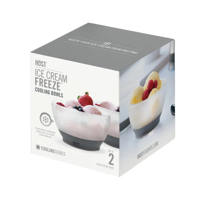 Ice Cream Freeze™ Cooling Bowls with Cooling Gel Set of 2