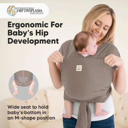 KEABABIES D-LITE WRAP CARRIER - COPPER GRAY